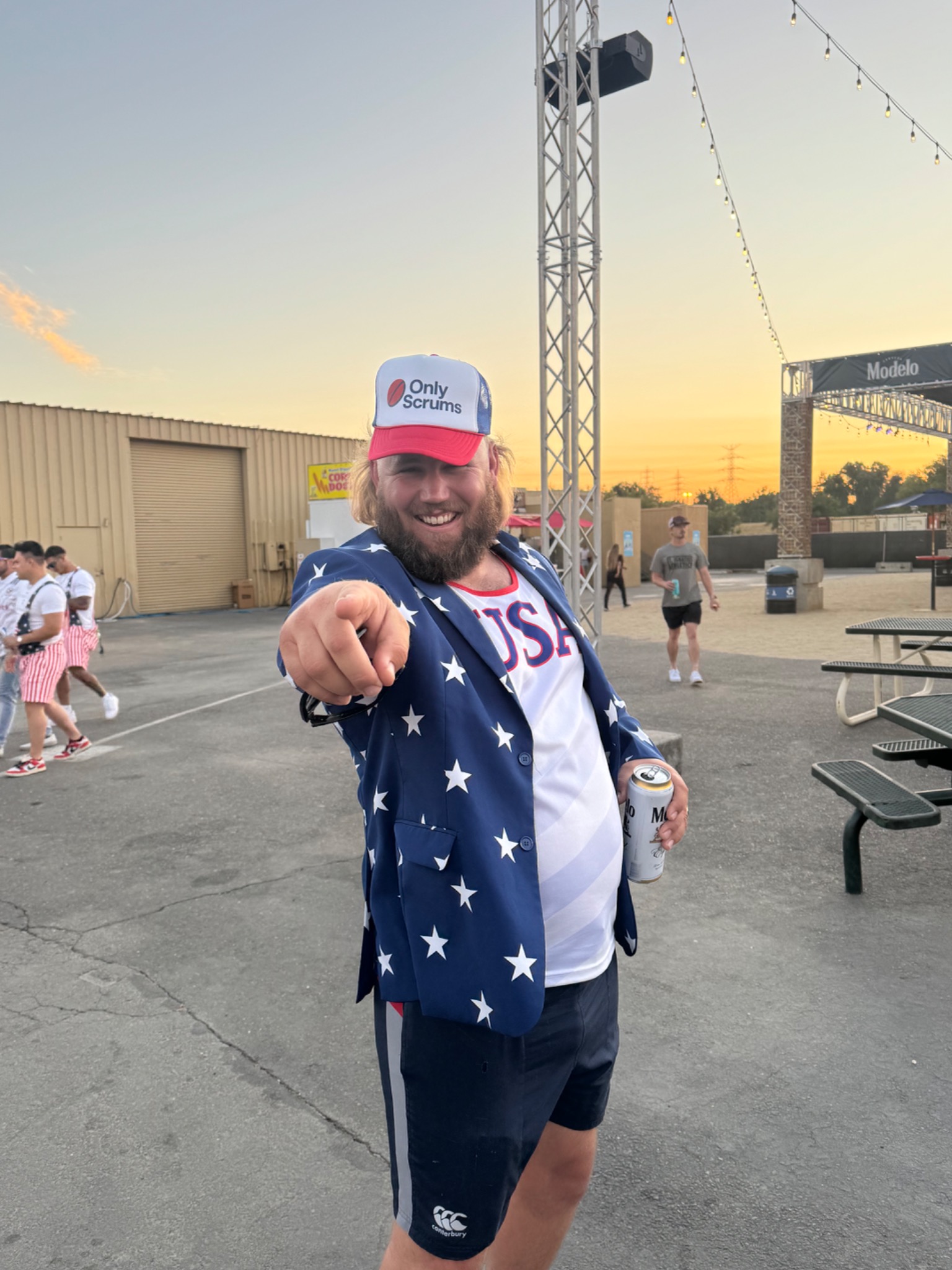 Rugby training session